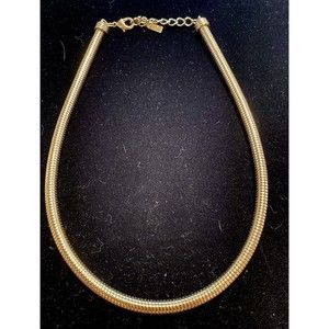 ❌sold❌Vintage NAPIER Gold Tone Sling 14inch Adjustable Classic Style Choker Neck